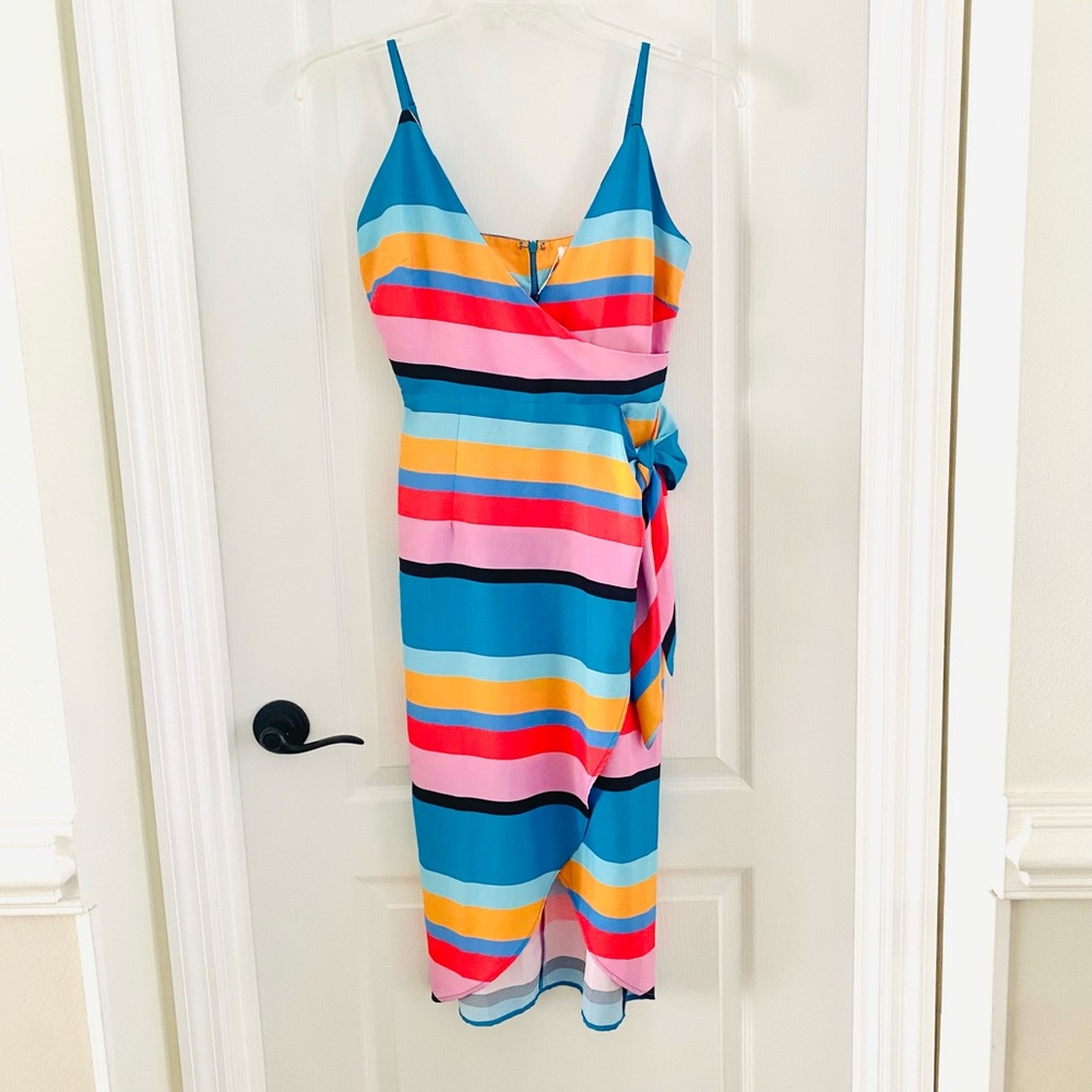 NEW - Lovers + Friends Multicolored Striped Orchid Dress